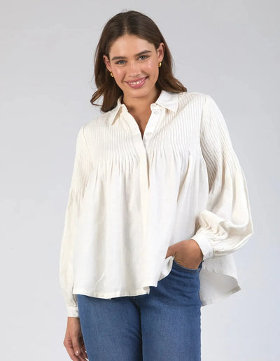 Sky Shirt - Marshmallow-Elm Lifestyle-Lima & Co
