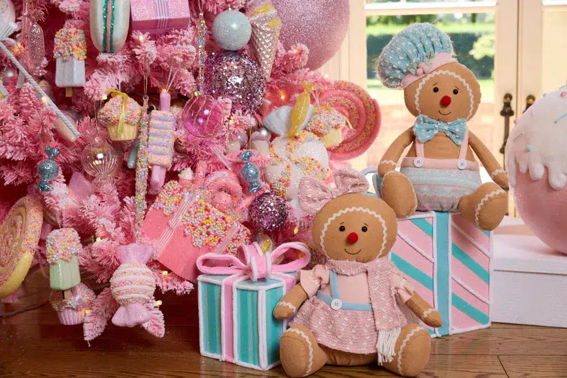 Small Pastel Candy Present-Holly and Ivy-Lima & Co