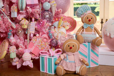 Small Pastel Candy Present-Holly and Ivy-Lima & Co