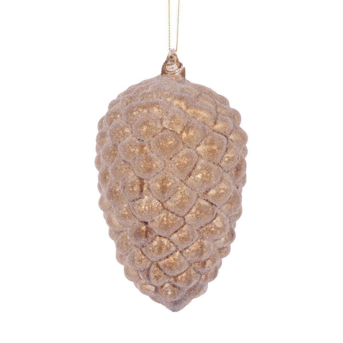 Snowy Pinecone Bauble-Holly and Ivy-Lima & Co