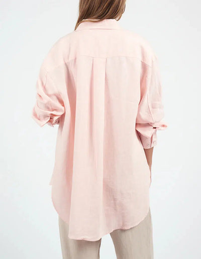 Sorrento Shirt - Tea Rose-Foxwood-Lima & Co