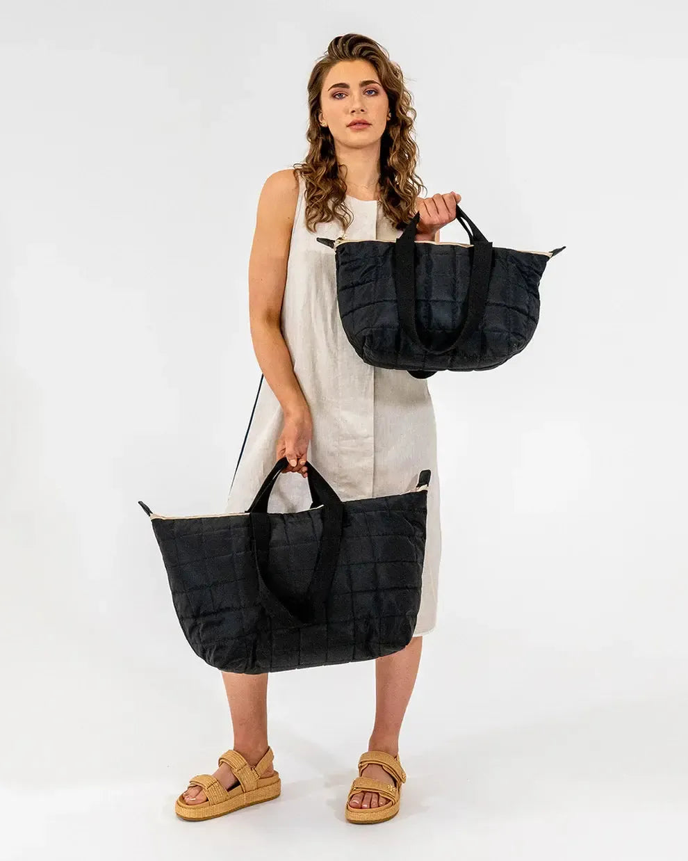 Spencer Carry All - Black/Oyster-Elms and King-Lima & Co
