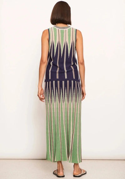 Spike Tank - Green Multi-POL Clothing-Lima & Co