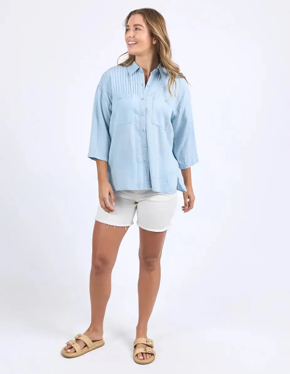 Spire Dress - Light Blue-Foxwood-Lima & Co