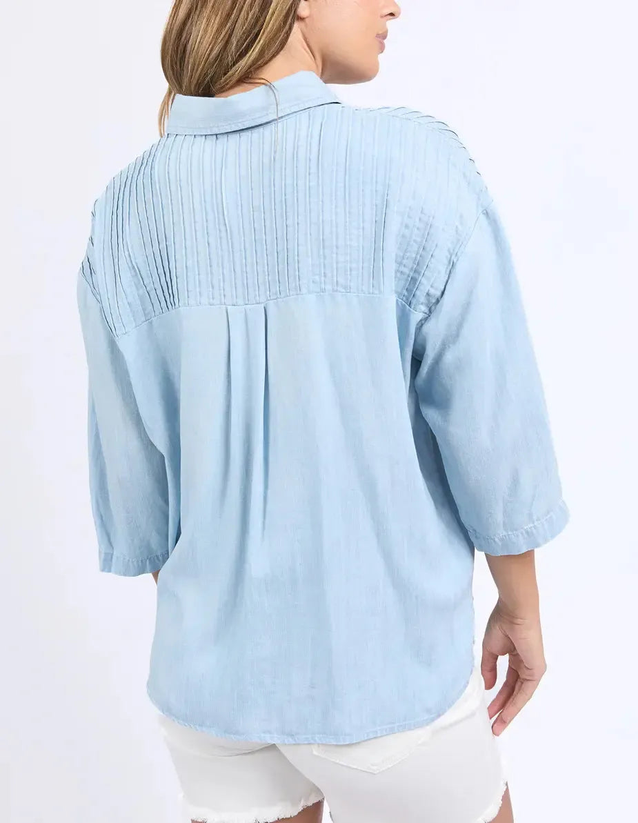 Spire Dress - Light Blue-Foxwood-Lima & Co