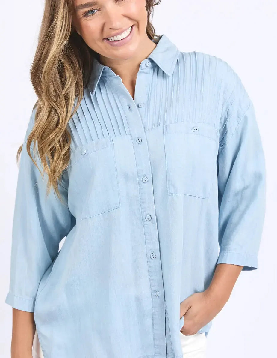 Spire Dress - Light Blue-Foxwood-Lima & Co