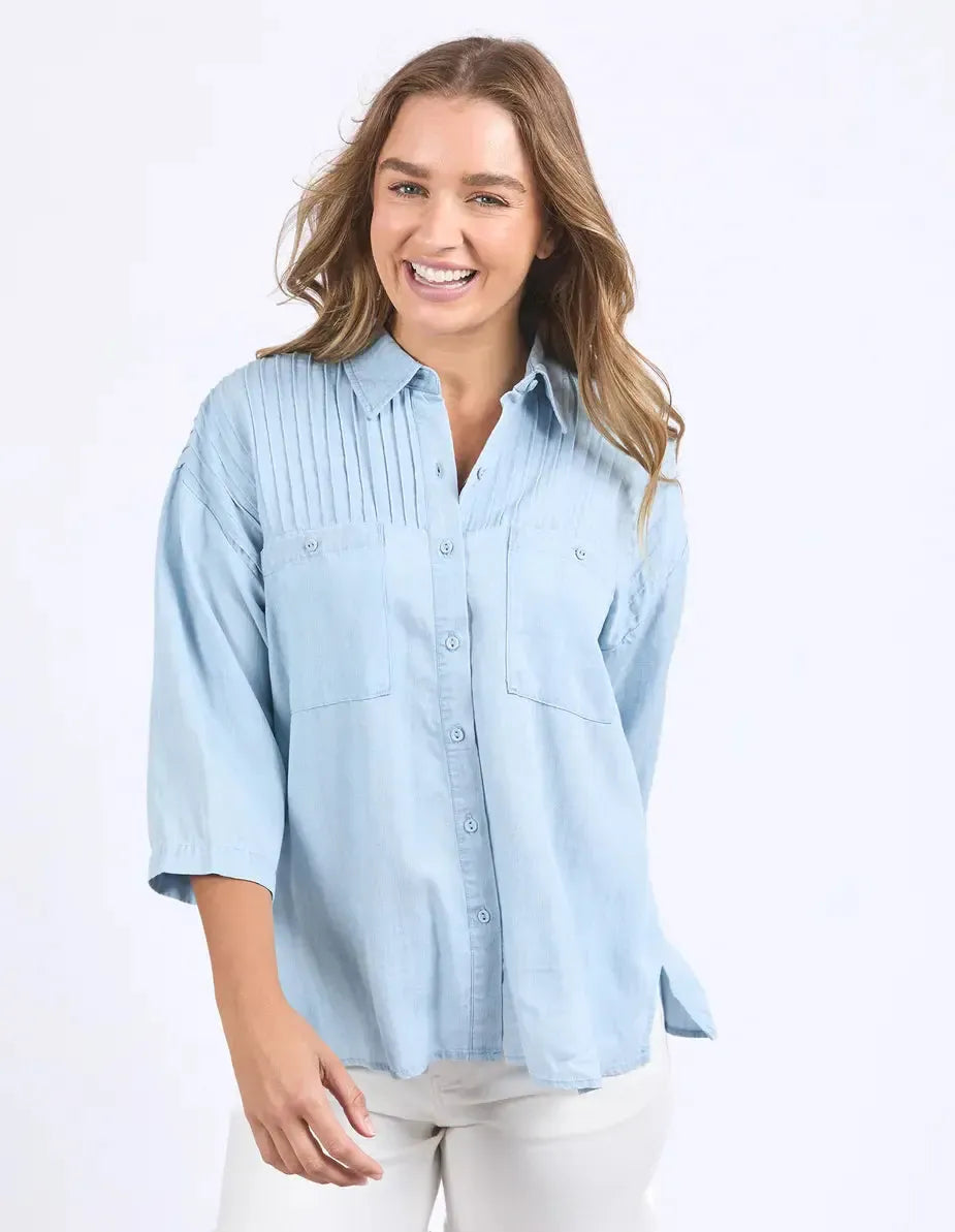 Spire Dress - Light Blue-Foxwood-Lima & Co