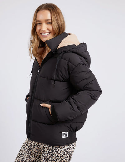 Sporty Puffa - Black-Foxwood-Lima & Co