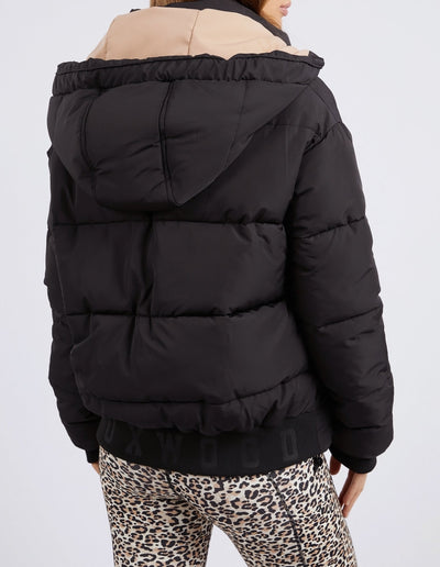 Sporty Puffa - Black-Foxwood-Lima & Co