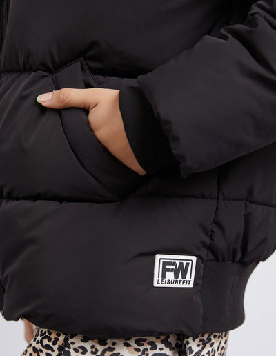 Sporty Puffa - Black-Foxwood-Lima & Co