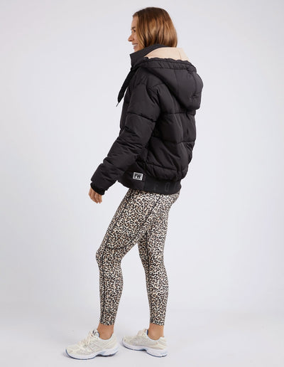 Sporty Puffa - Black-Foxwood-Lima & Co