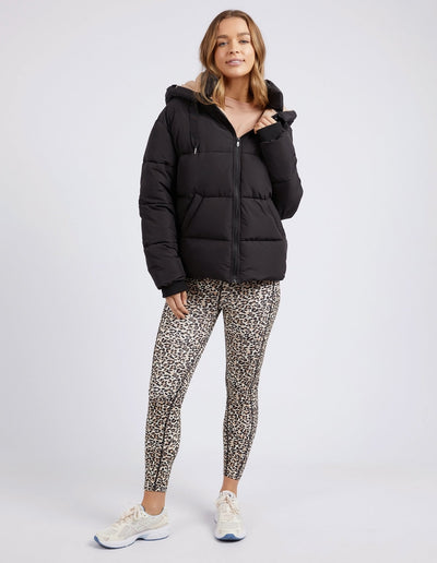 Sporty Puffa - Black-Foxwood-Lima & Co