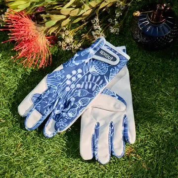 Sprout Goatskin Gloves - Navy Natives-Annabel Trends-Lima & Co