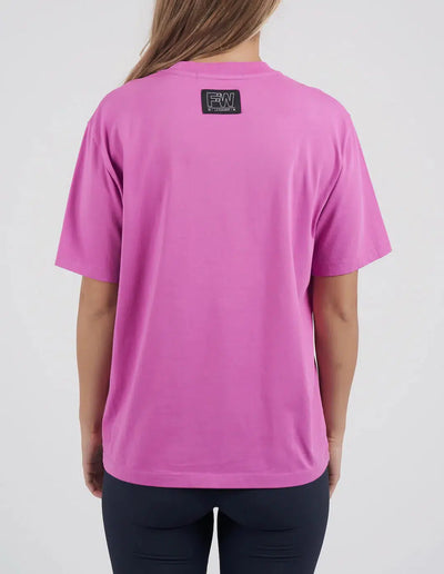 Squad Tee - Fuschia-Foxwood-Lima & Co