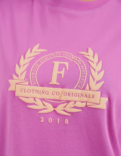 Squad Tee - Fuschia-Foxwood-Lima & Co