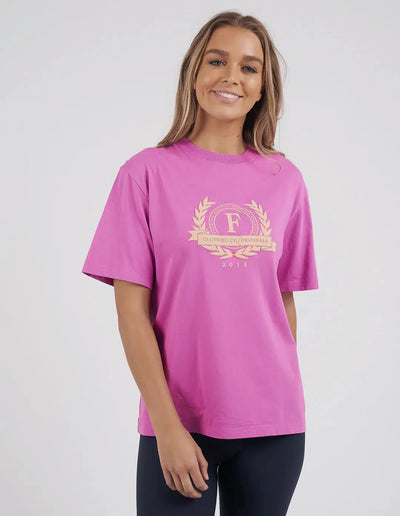 Squad Tee - Fuschia-Foxwood-Lima & Co