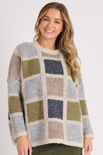 Square Box Shape Jumper-Ellis and Dewey-Lima & Co