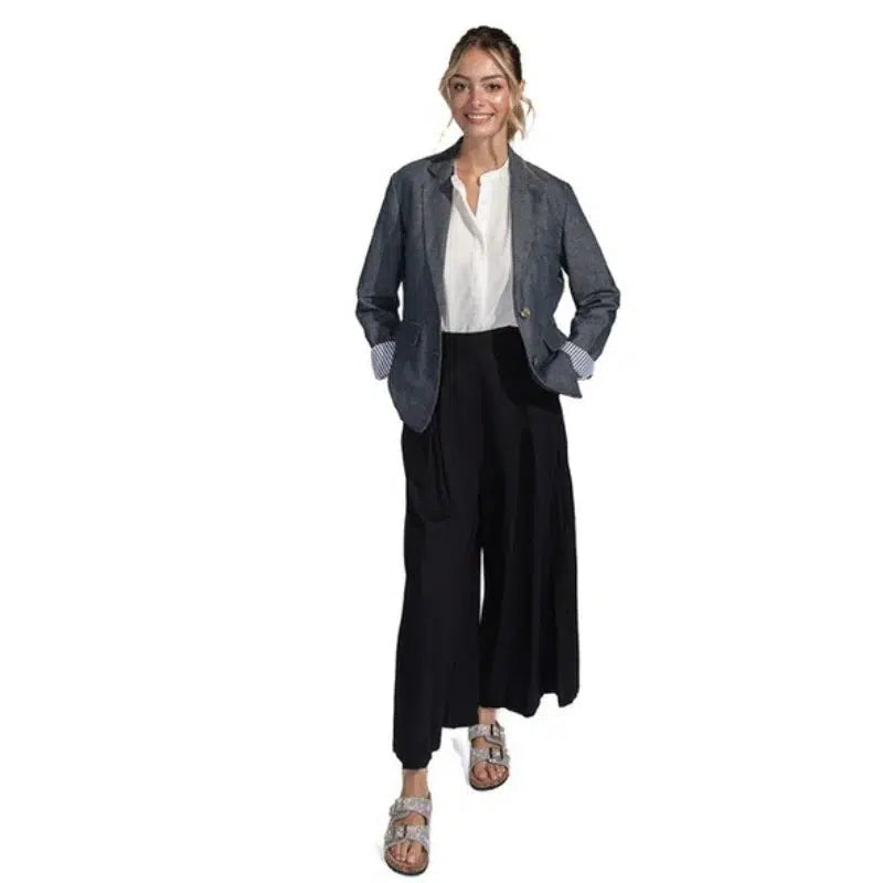 St Tropez Pant - Black-Fujinella-Lima & Co