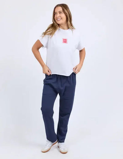 Stamp Tee - White-Foxwood-Lima & Co
