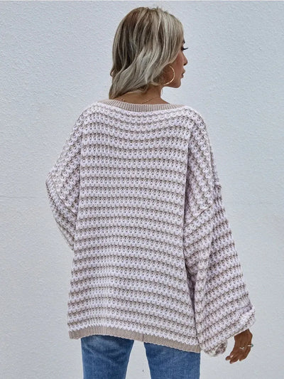 Stripe Knit - Oat-Lima & Co-Lima & Co