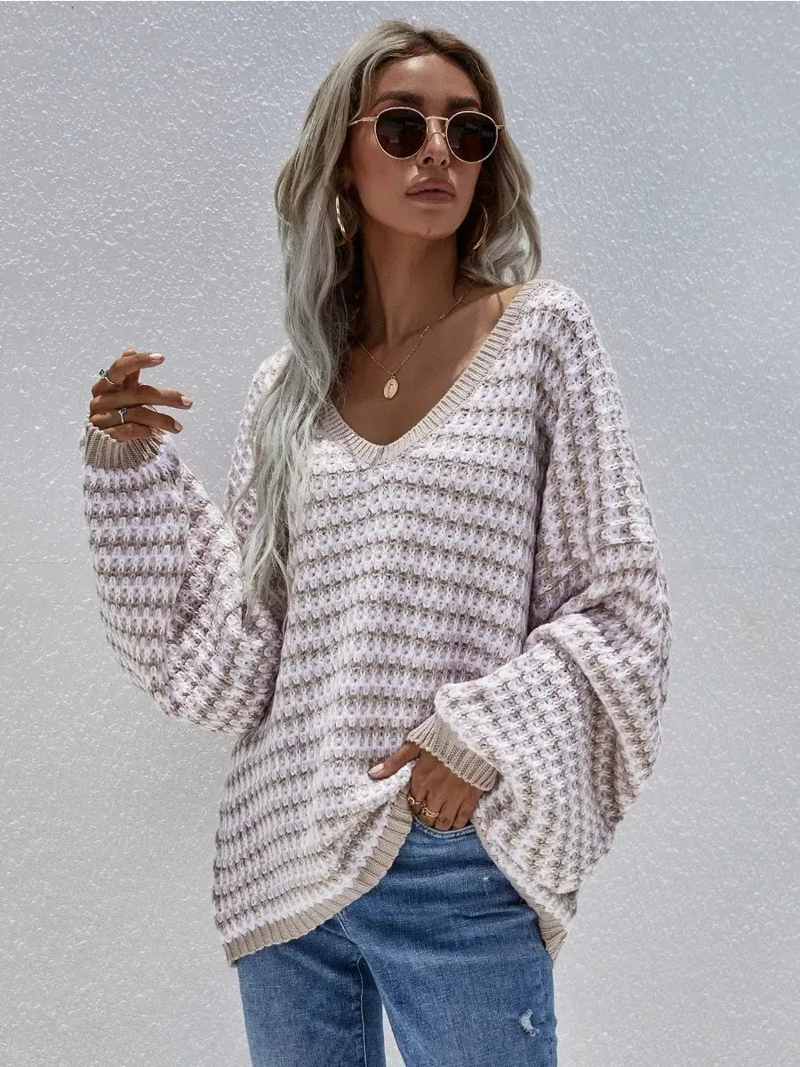 Stripe Knit - Oat-Lima & Co-Lima & Co