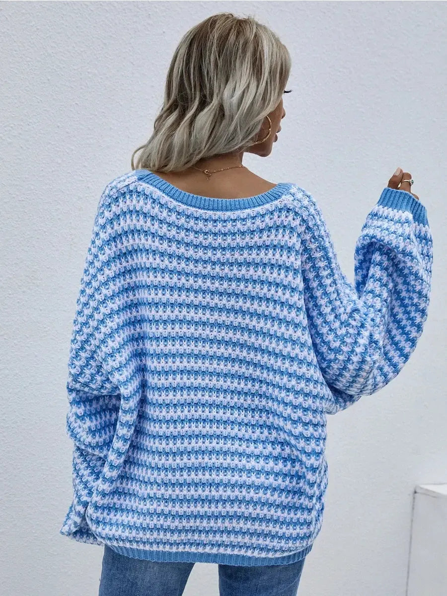 Stripe Knit - Sky Blue-Lima & Co-Lima & Co