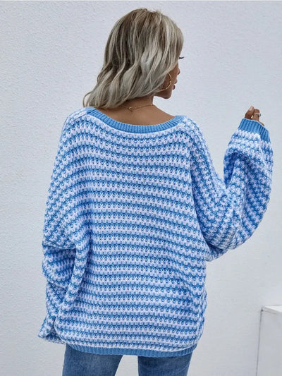 Stripe Knit - Sky Blue-Lima & Co-Lima & Co