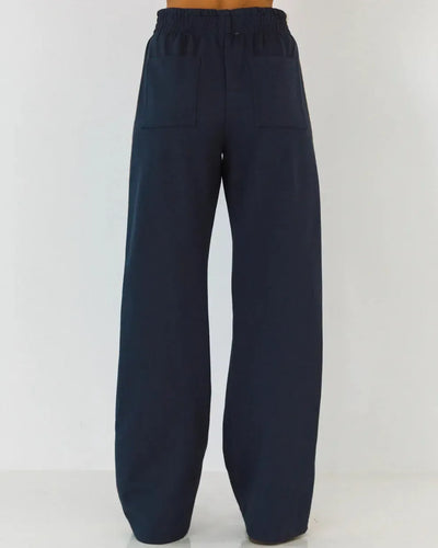 Stripe Pannel Pants - Navy-Lima and Co-Lima & Co