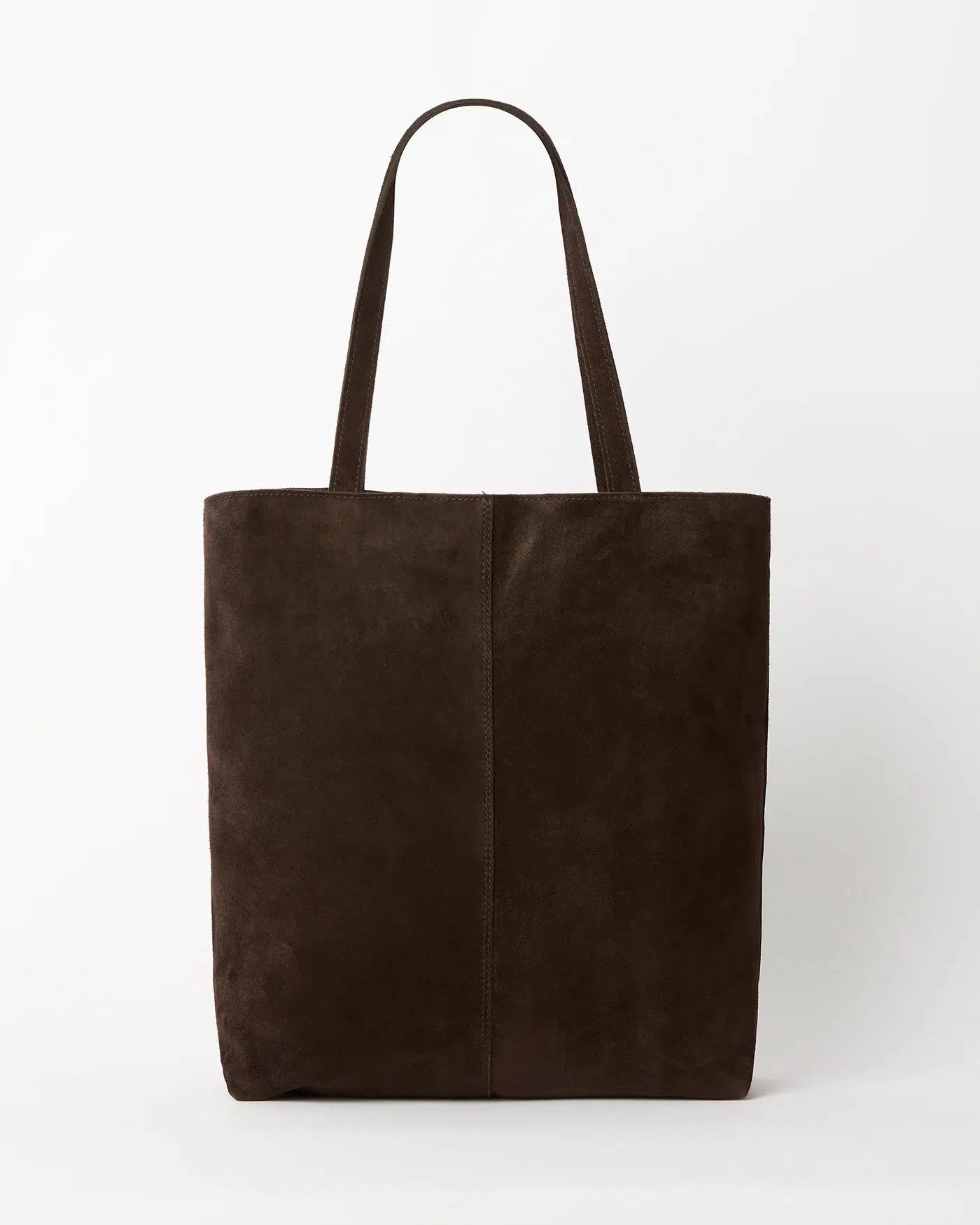 Suede Everyday Tote - Chocolate-Juju and Co-Lima & Co