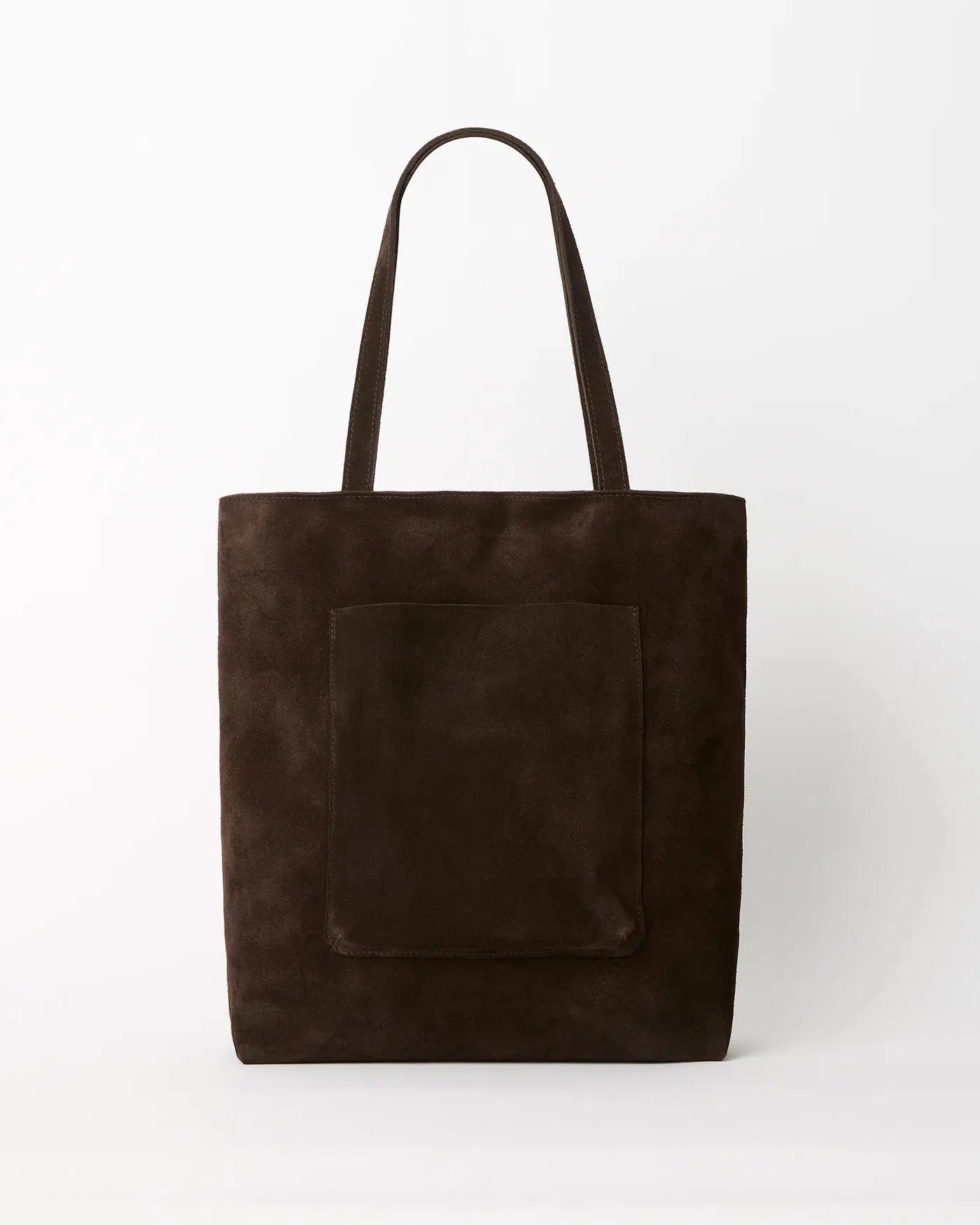 Suede Everyday Tote - Chocolate-Juju and Co-Lima & Co