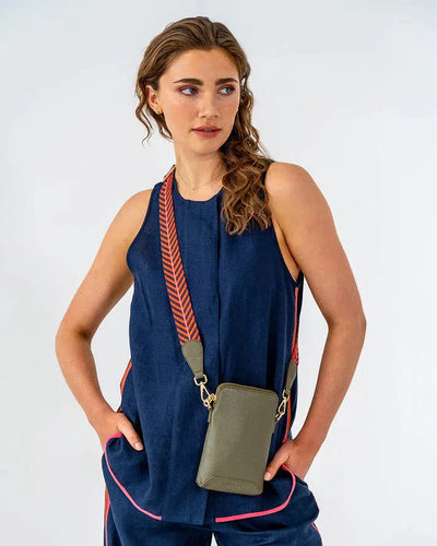 Sullivan Phone Bag - Khaki-Elms and King-Lima & Co