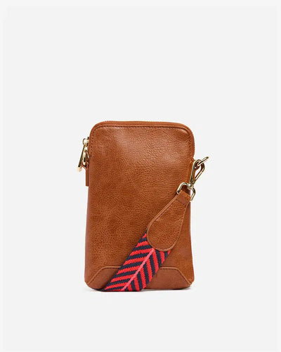Sullivan Phone Bag - Tan Pebble-Elms and King-Lima & Co