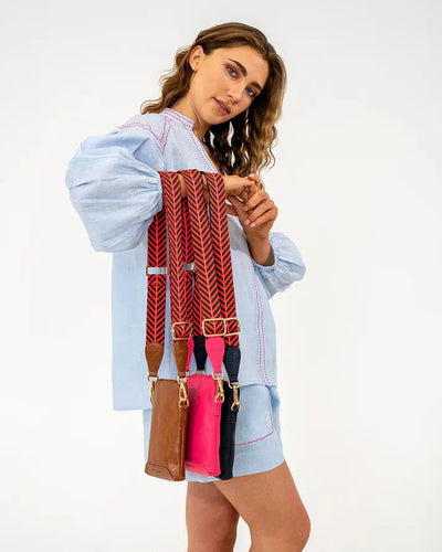 Sullivan Phone Bag - Tan Pebble-Elms and King-Lima & Co