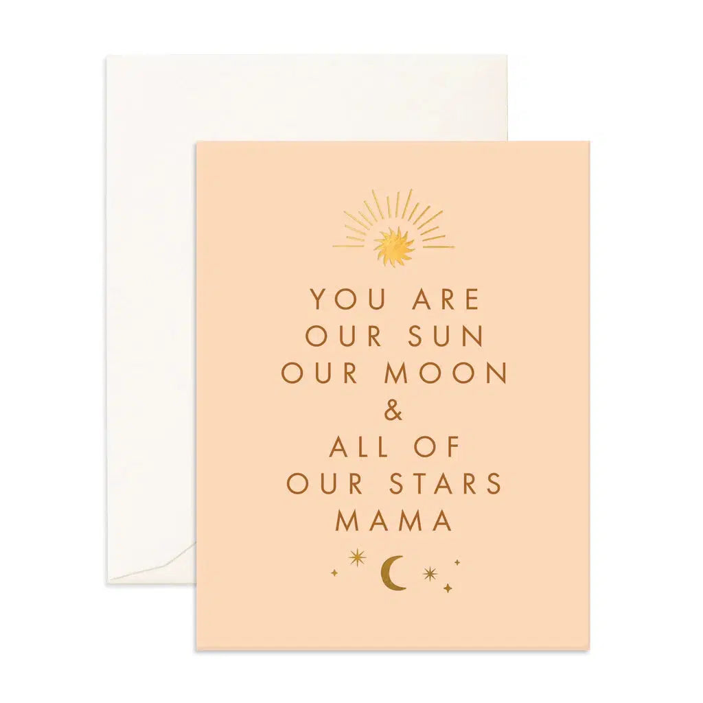 Sun Moon Mama Card-Fox And Fallow-Lima & Co