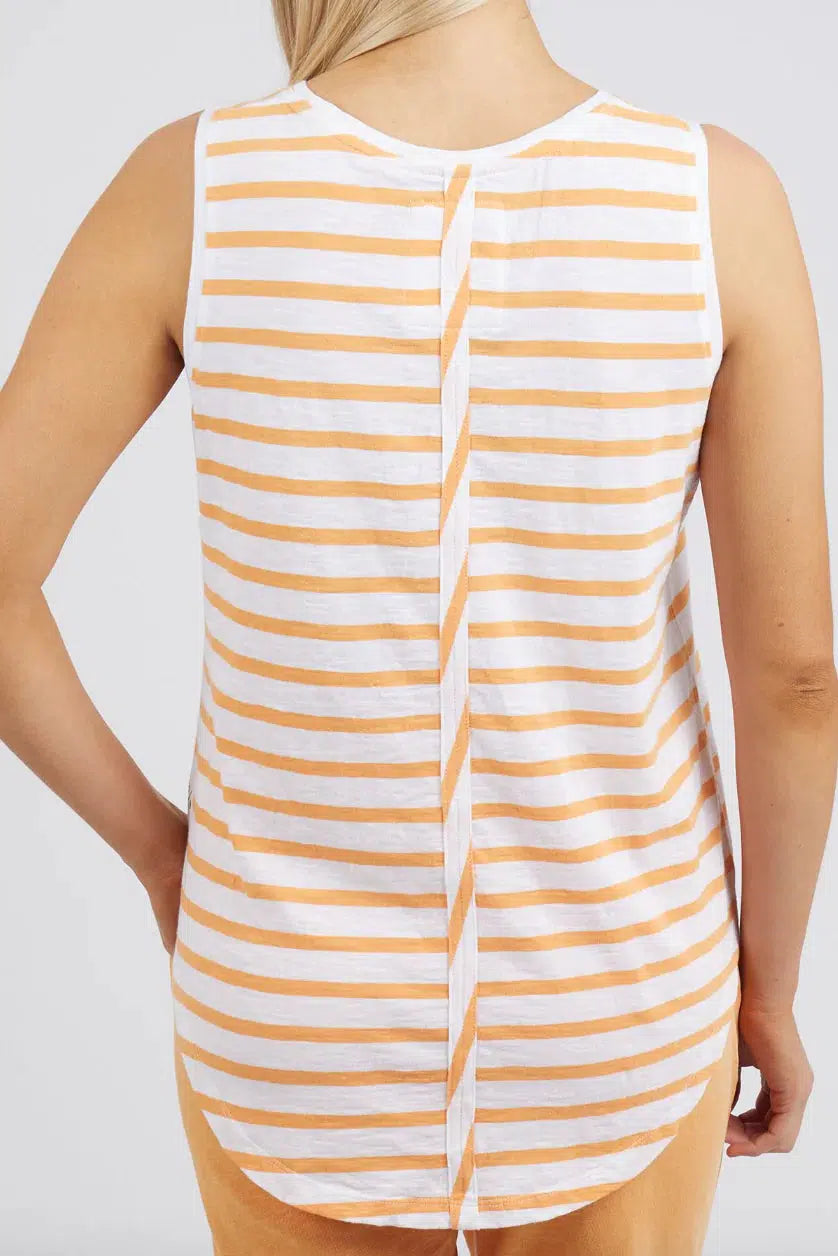 Sunny Days Stripe Tank - Apricot-Elm Lifestyle-Lima & Co