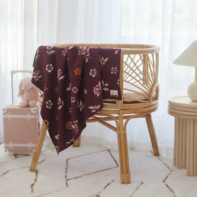 Sweet Plum Blanket-Fox And Fallow-Lima & Co