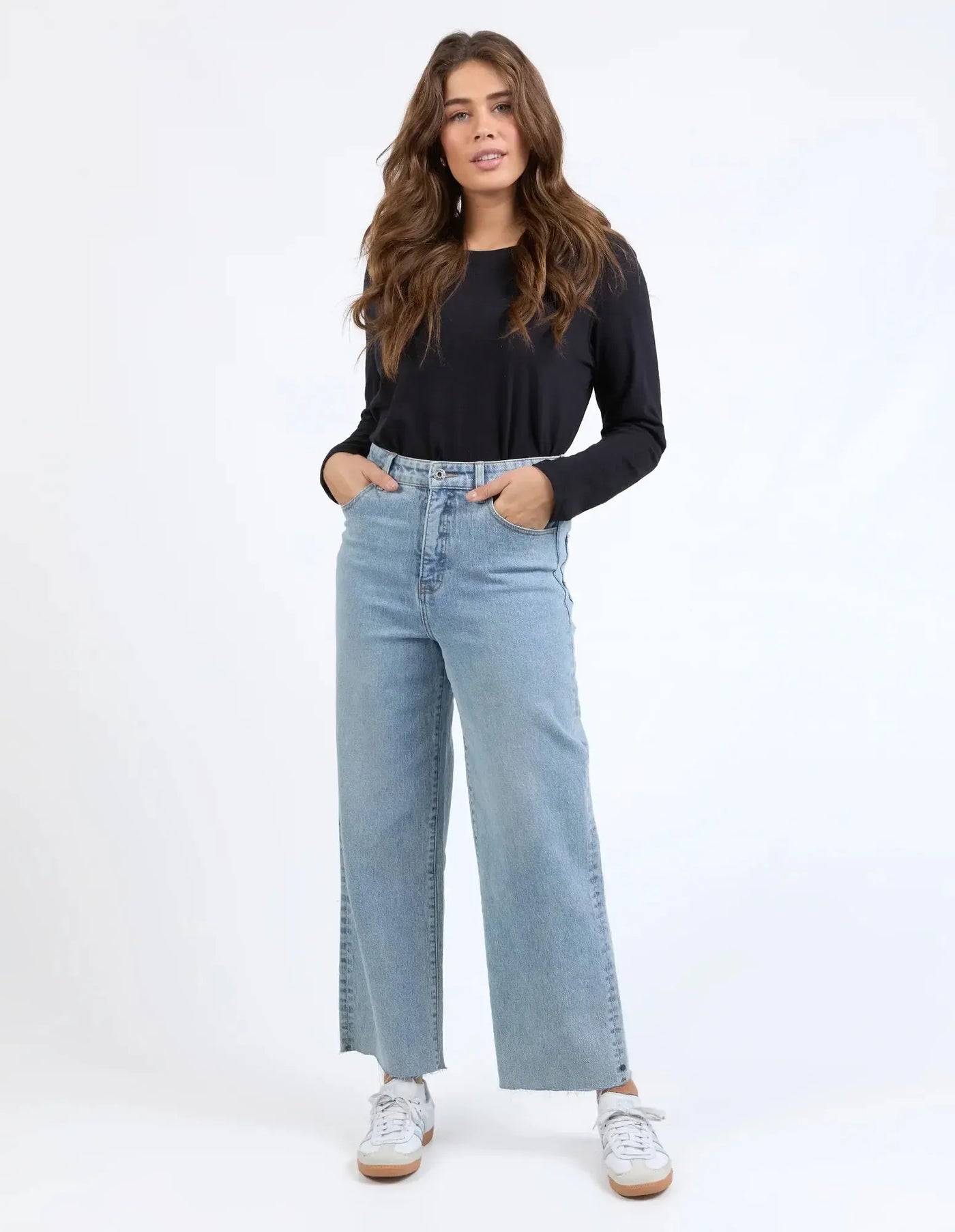 Sylvie Wide Leg Jean-Elm Lifestyle-Lima & Co