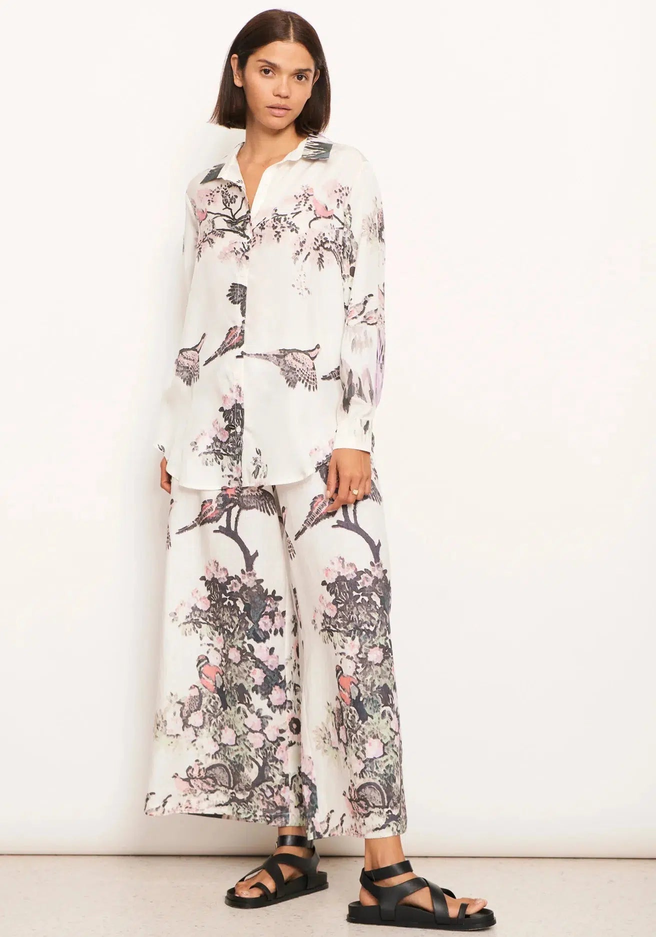Tambi Wide Leg Pant-POL Clothing-Lima & Co