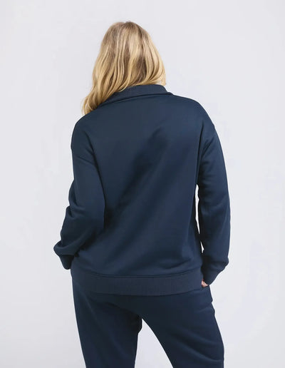 Tatum Half Zip Fleece - Navy-Elm Lifestyle-Lima & Co
