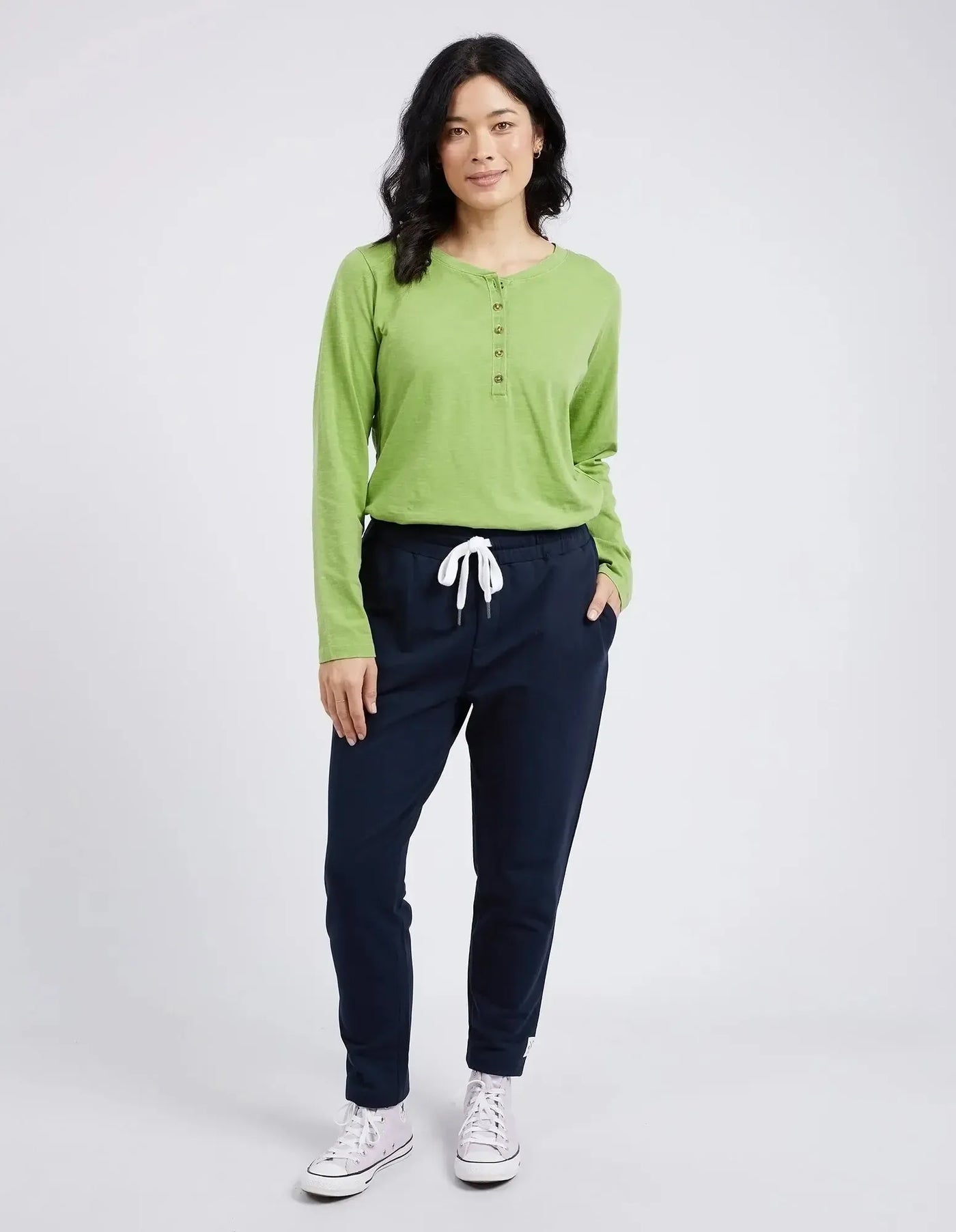The Lobby Pant - Navy-Elm Lifestyle-Lima & Co