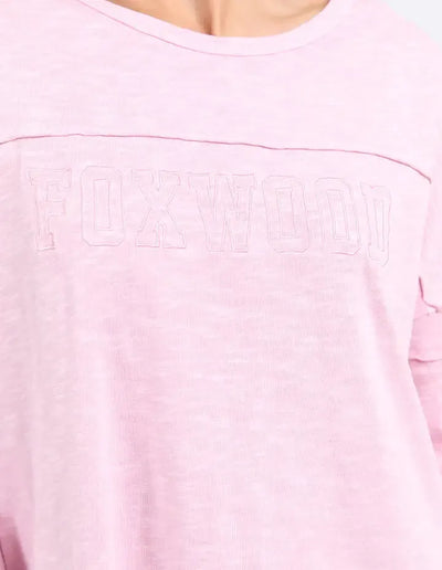 Throw On Tee - Blossom-Foxwood-Lima & Co