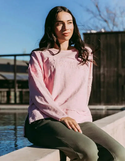 Throw On Tee - Blossom-Foxwood-Lima & Co