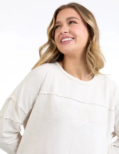 Throw on Tee - Bone-Foxwood-Lima & Co