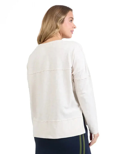 Throw on Tee - Bone-Foxwood-Lima & Co