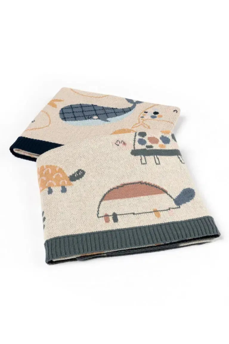 Tilly Turtle Blanket-INDUS DESIGN-Lima & Co