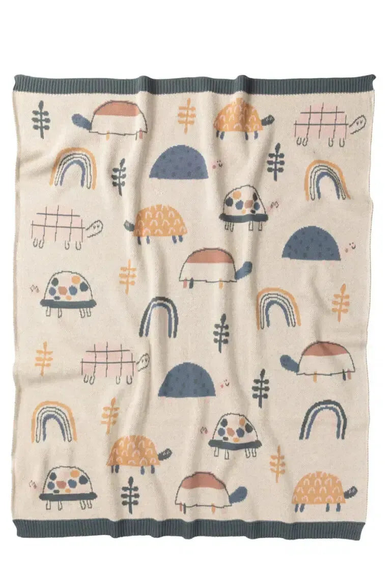Tilly Turtle Blanket-INDUS DESIGN-Lima & Co