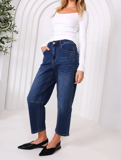 Toni Barrel Jeans - Denim-Lima & Co-Lima & Co