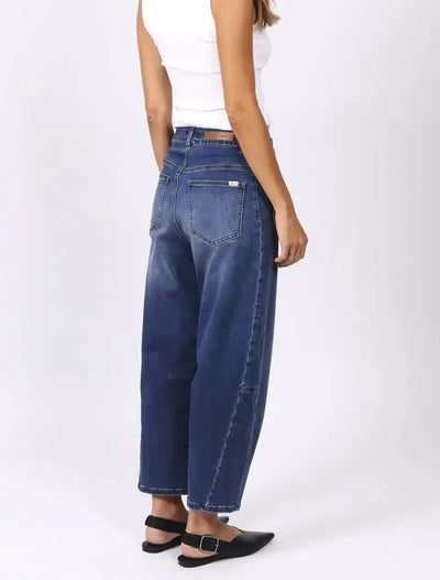 Toni Barrel Jeans - Denim-Lima & Co-Lima & Co