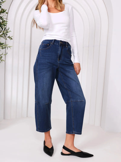 Toni Barrel Jeans - Denim-Lima & Co-Lima & Co