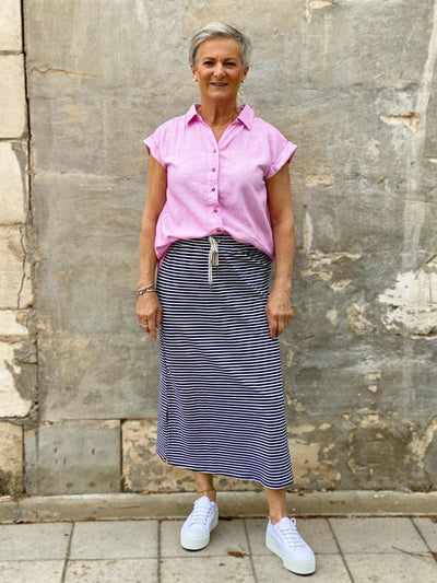Travel Skirt - Navy-Elm Lifestyle-Lima & Co